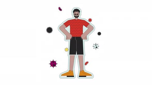 2D-Animation zur Stärkung des Immunsystems