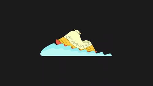 Flat Design Jet Ski Animation