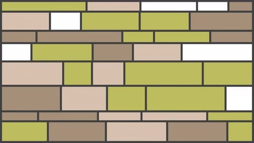 Synergy Collection: Looping background full screen animation of dynamic horizontally moving yellow a