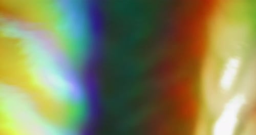 Blurred Rainbow Hologram Foil Wavy Texture Flicker