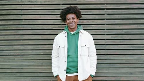 Young Adult Man Smiling At Camera