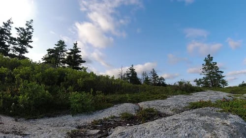 Time Lapse Beautiful Summer Landscape in the Mountains