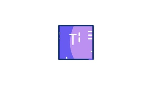 Animated Flat Design Icons for Science and Education