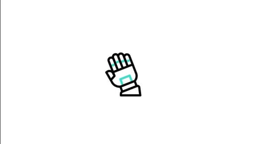 Animiertes Robotik-Symbol