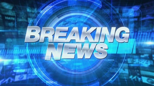 Futuristic Breaking News Broadcast Title with Digital Globe