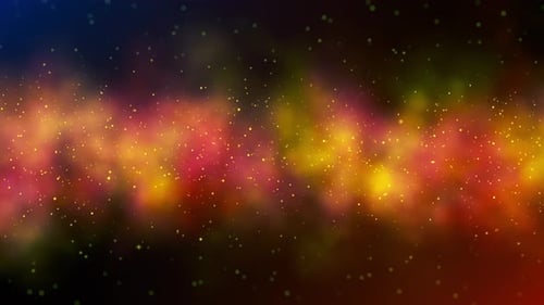 Galaktischer Universumsraum mit Sternen und Nebeln am Nachthimmel