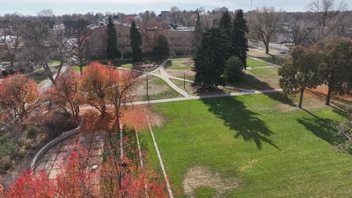 Gunter Hall fly up at the University of Northern Colorado UNC