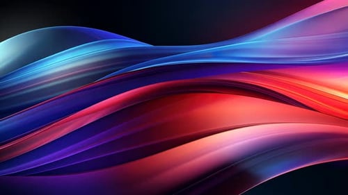 Abstract dynamic flowing waves of vibrant color. Fluid, energetic, and mesmerizing