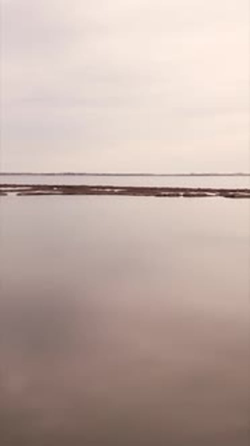 The Drone Enters an Incredible Lake