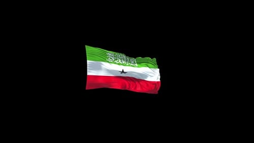 Somaliland Flag with Alpha Channel