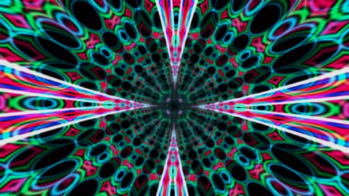 Abstract Concert Tunnel to Decorate Celebrations and Shows