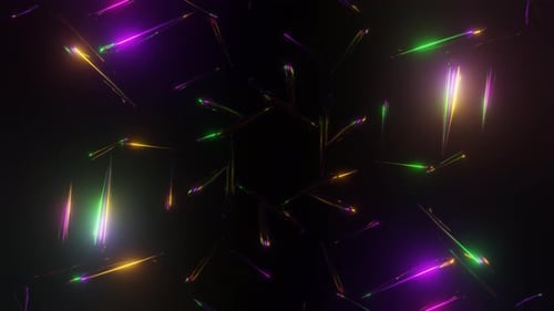 Fond de disco au néon palpitant VJ Loop