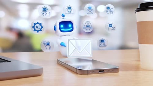 El robot de inteligencia artificial ayuda con la administración automatizada del correo electrónico