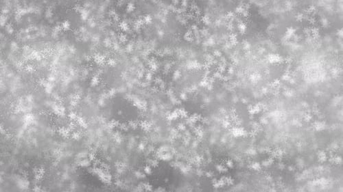 Snowfall - Falling White Snowflakes