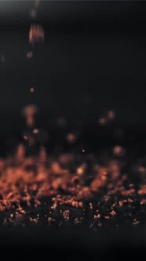 Ground Coffee Drop Filmed on a Highspeed Camera at 1000 Fps