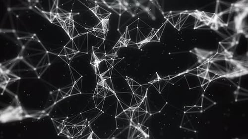 Abstract Digital Plexus Network Loop Background