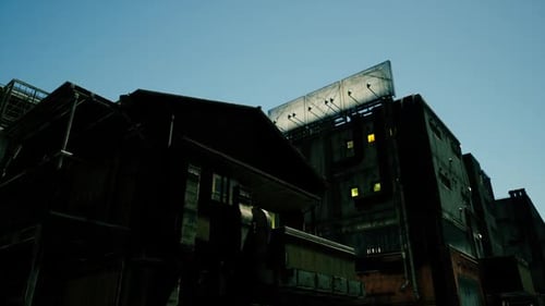 Construyendo siluetas contra un cielo despejado que muestra la arquitectura urbana