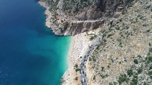 The Road By The Stunning Sea And Beach
