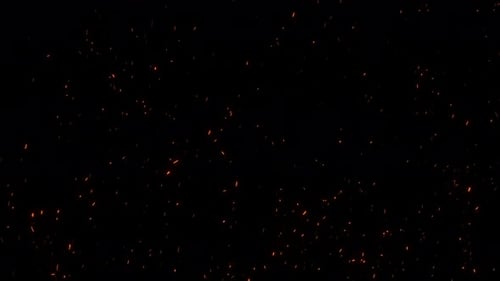 Dense Fire Ember. Ember Particle