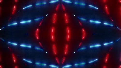 Dynamic digital light display pulses with energy and motion