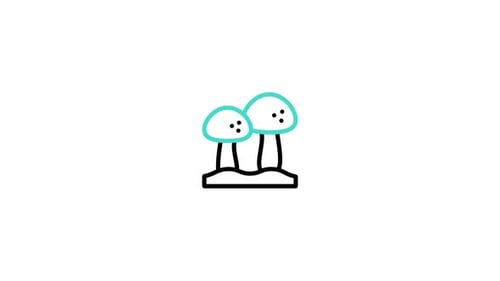 Mushroom Animated Icon