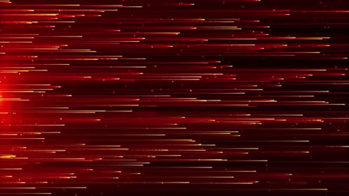 Abstract Red Digital Particle Background Loop V3
