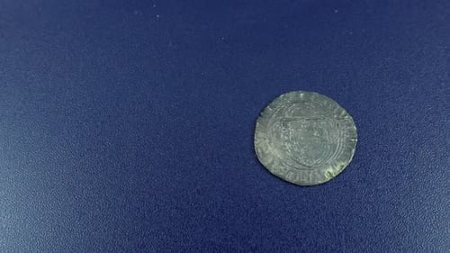 Portuguese Old Billion coin. Espadim, Reign of Dom Afonso V