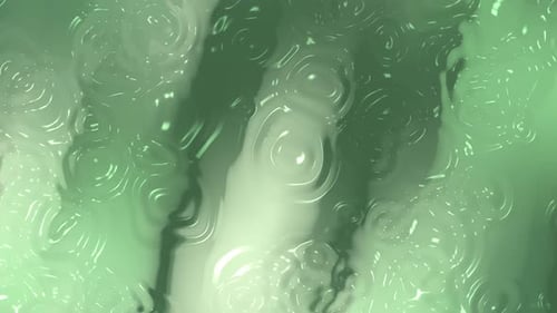 Mint Green Liquid Ripple Background