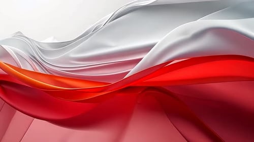 Polish Flag Abstract