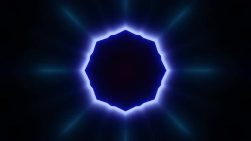 Dynamic Neon Wave Background