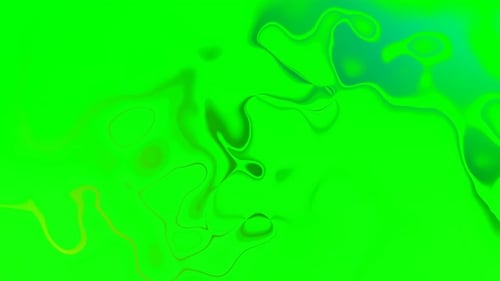 Abstract green liquid