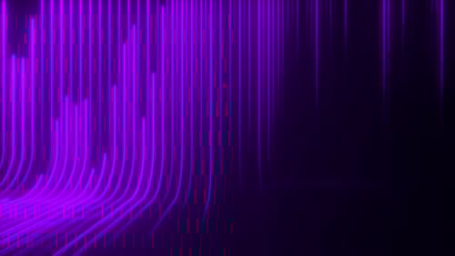 Dynamic Glowing Neon Lines Abstract Background