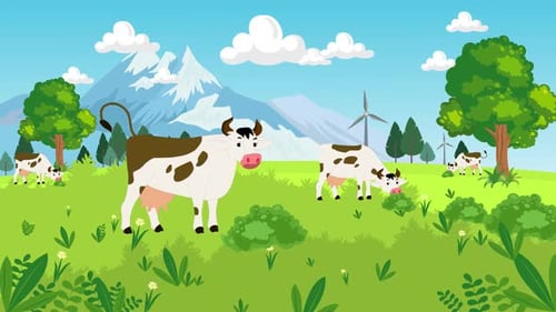 Cows In The Field