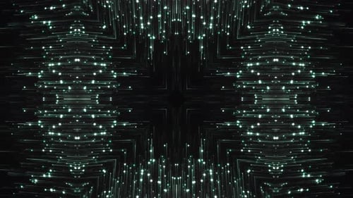 Abstrakte psychedelische Linien und Punkte Kaleida