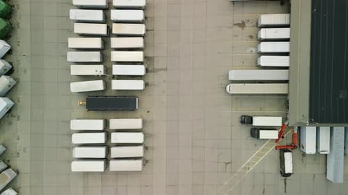 Aerial View of Distribution Warehouse