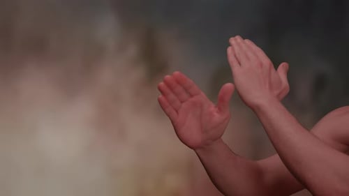 Dynamic Hands in Motion Represents the Spirit of Community and Collaboration Beautifully