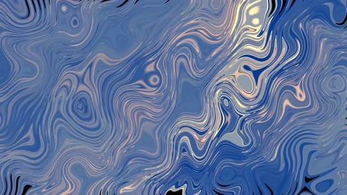 Dynamic Liquid Flowing Abstract Wave Background Animation