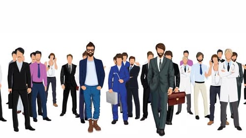 Animation von Personengruppen