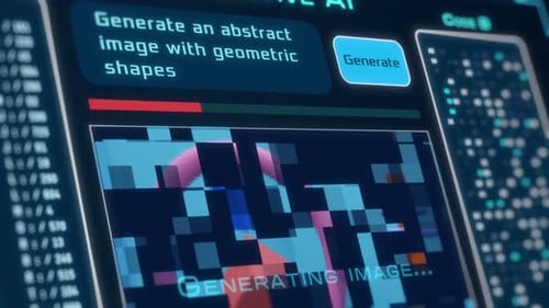 Conceito de IA generativa