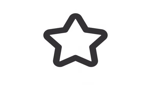 Animated Star Line Ui Icon