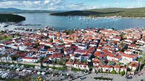 Sığacık drone view