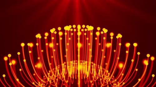 Red Abstract Background Loop V4