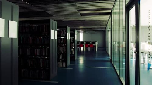 The Interior of a Library