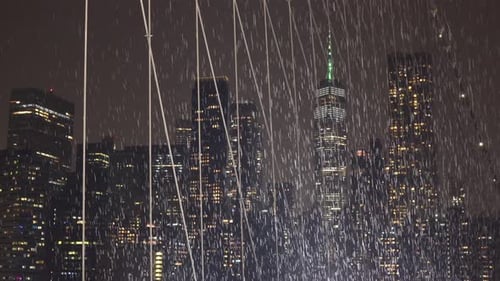Rainy Manhattan.