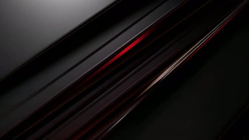 Abstract Dark Red Glowing Lines Motion Background