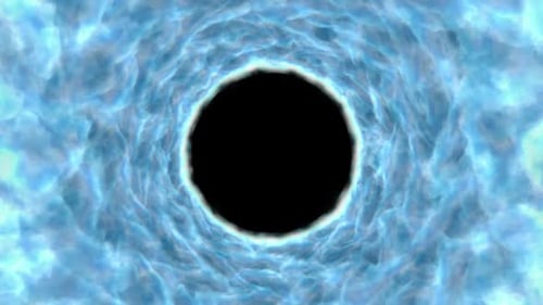 Blue Eye Transitions to Abstract Tunnel