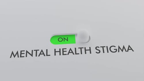 Eliminating Mental Health Stigma Toggle Switch Animation
