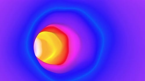 Color Tunnel Rainbow Bright Corridor Intro Able to Loop Endless