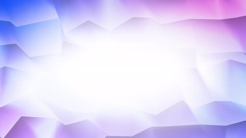 Abstract Geometric Polygonal Background Loop Animation with Gradient Colors
