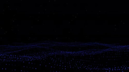 Digital Technology Background Geometric Cyberspace Tunnel Universe Stardust Cyber Futuristic